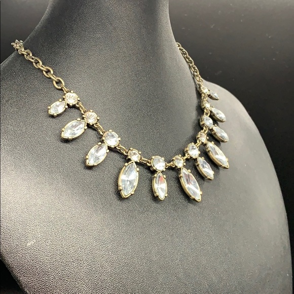 Rhinestone statement necklace bridal crystal - Picture 2 of 6